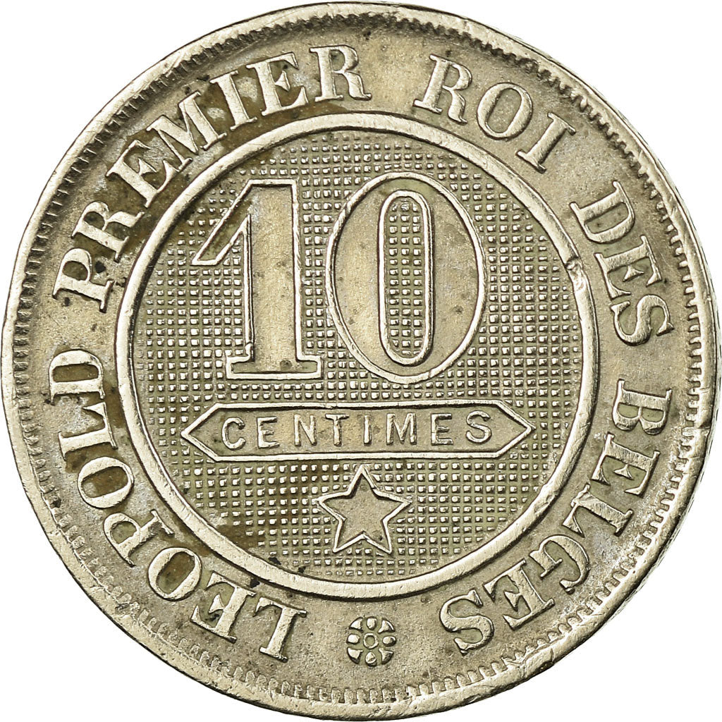 Coin, Belgium, Leopold I, 10 Centimes, 1862, EF(40-45), Copper-nickel, KM:22
