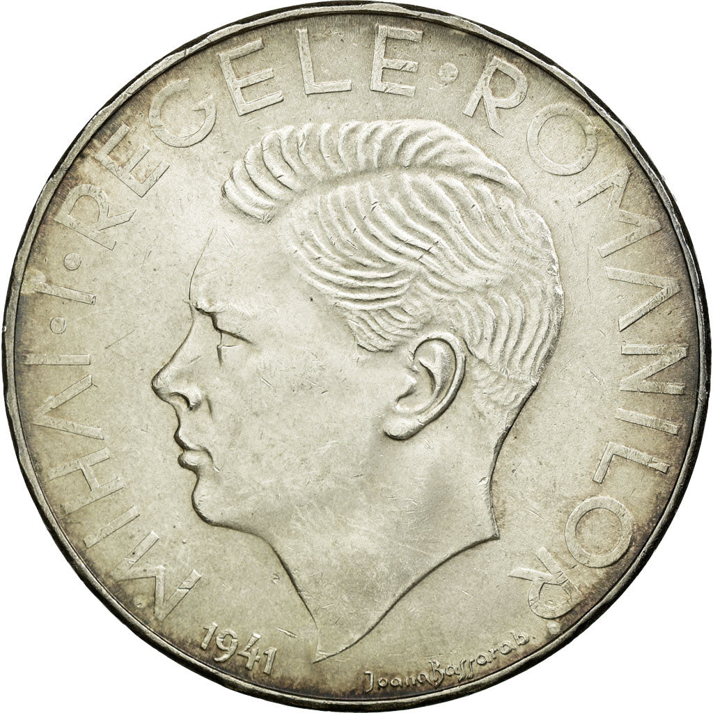 Coin, Romania, Mihai I, 500 Lei, 1941, AU(55-58), Silver, KM:60