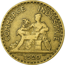 Coin, France, Chambre de commerce, 2 Francs, 1920, Paris, VF(20-25)