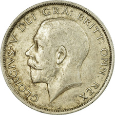 Coin, Great Britain, George V, 1/2 Crown, 1916, VF(30-35), Silver, KM:818.1