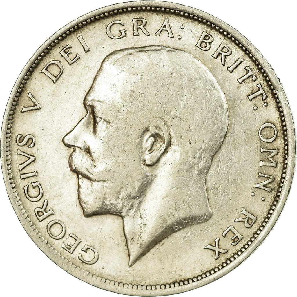 Coin, Great Britain, George V, 1/2 Crown, 1914, EF(40-45), Silver, KM:818.1