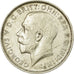 Coin, Great Britain, George V, Florin, Two Shillings, 1916, EF(40-45), Silver