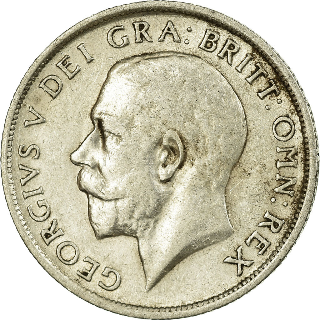 Coin, Great Britain, George V, Shilling, 1915, VF(30-35), Silver, KM:816
