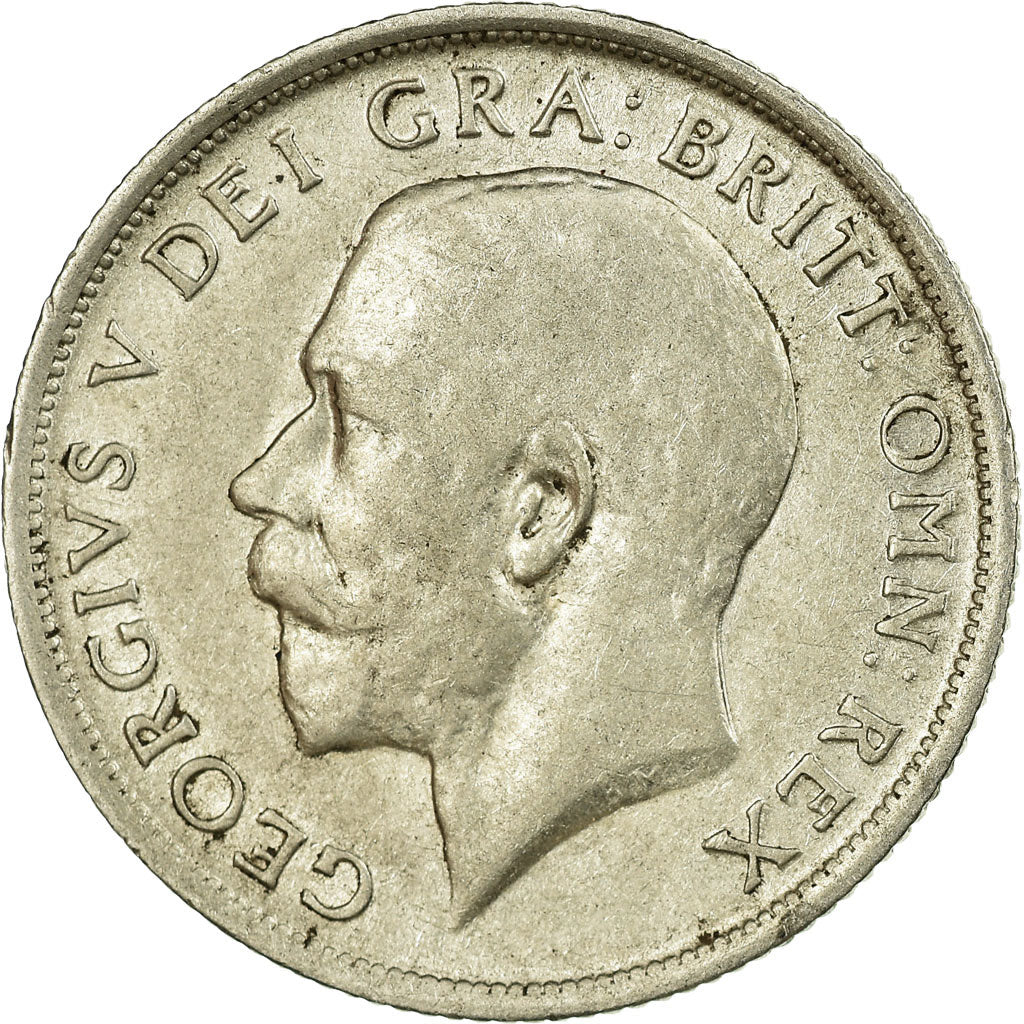 Coin, Great Britain, George V, Shilling, 1916, VF(30-35), Silver, KM:816