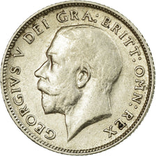 Coin, Great Britain, George V, 6 Pence, 1914, EF(40-45), Silver, KM:815