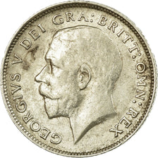 Coin, Great Britain, George V, 6 Pence, 1915, EF(40-45), Silver, KM:815