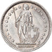 Coin, Switzerland, Franc, 1914, Bern, AU(55-58), Silver, KM:24