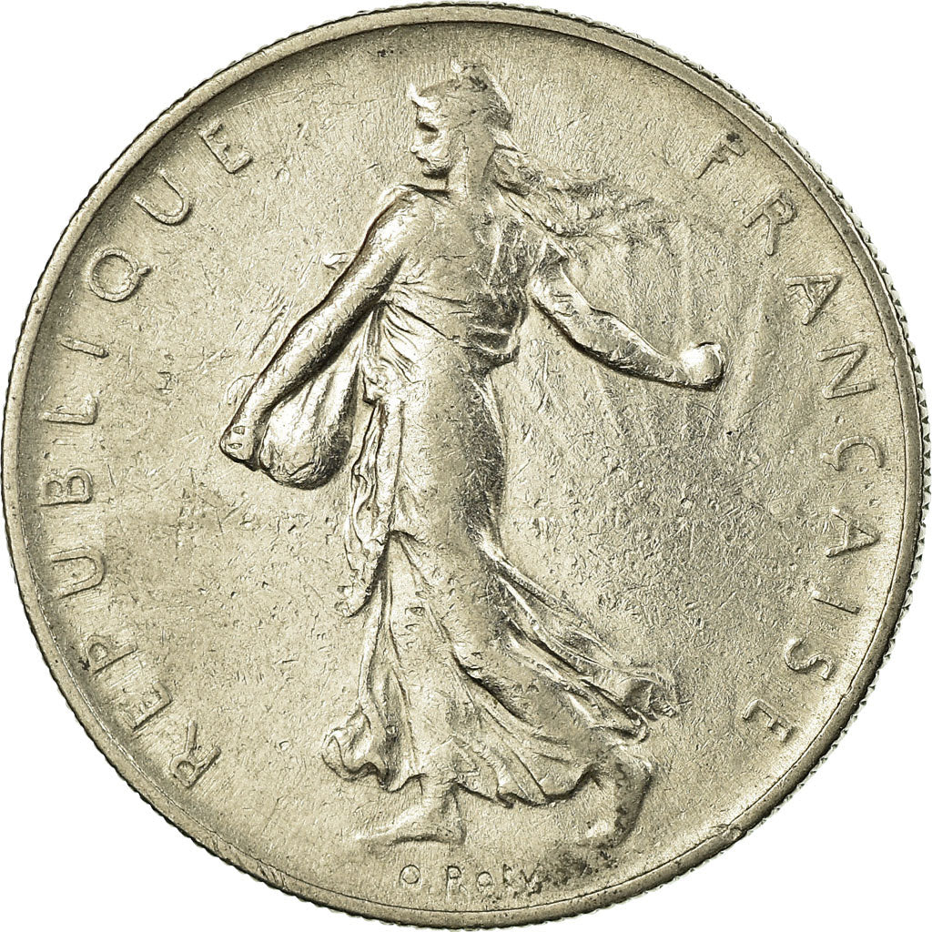 Moeda, França, Semeuse, Franc, 1962, Paris, EF(40-45), Níquel, KM:925.1