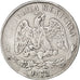 Moneda, México, Peso, 1872, Zacatecas, BC+, Plata, KM:408.8