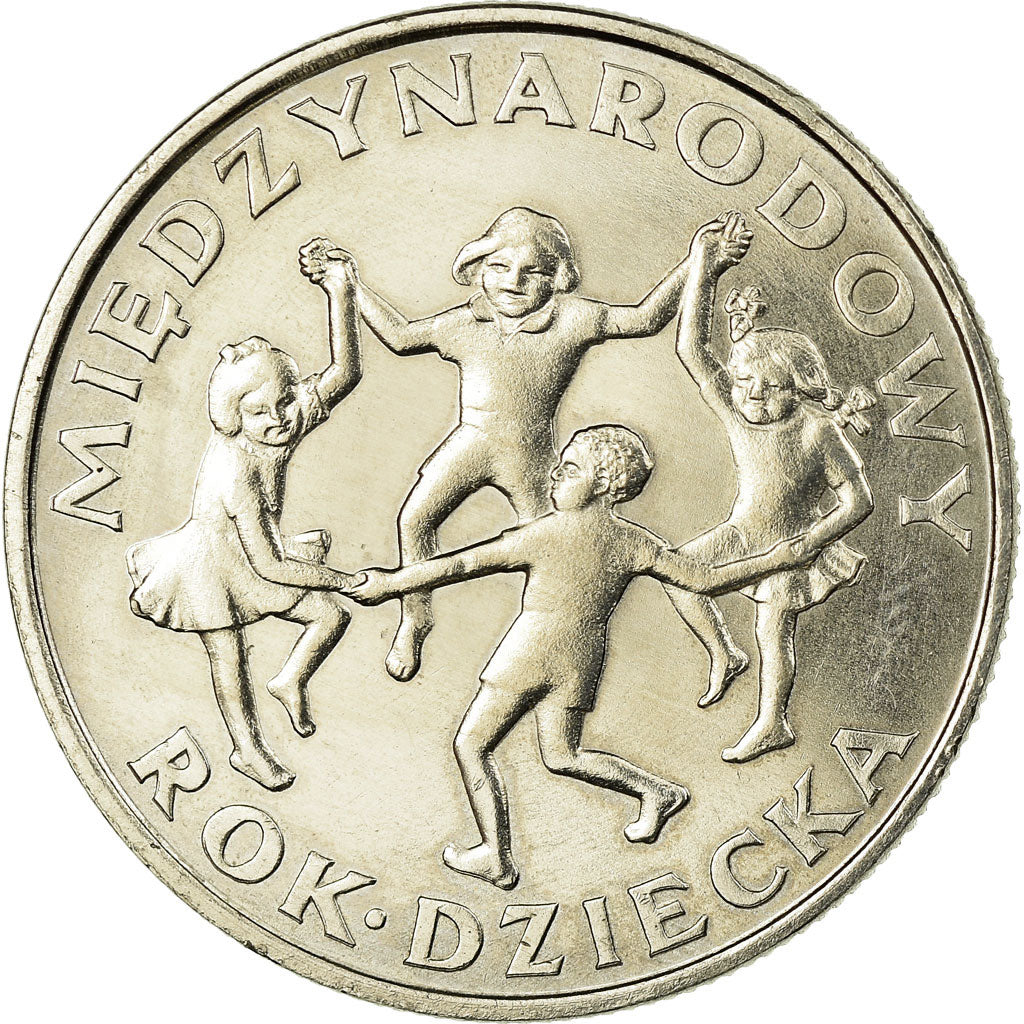 Coin, Poland, International Year of the Child, 20 Zlotych, 1979, Warsaw