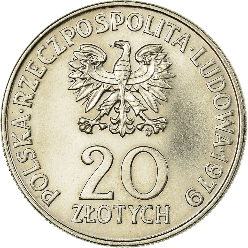 Coin, Poland, International Year of the Child, 20 Zlotych, 1979, Warsaw