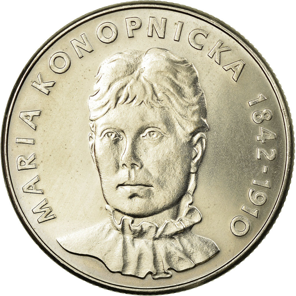 Münze, Polen, Maria Konopnicka, 20 Zlotych, 1978, Warsaw, VZ, Copper-nickel
