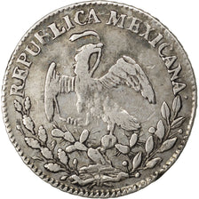 MEXICO, Real, 1832, Guanajuato, KM #372.6, VF(30-35), Silver, 3.36