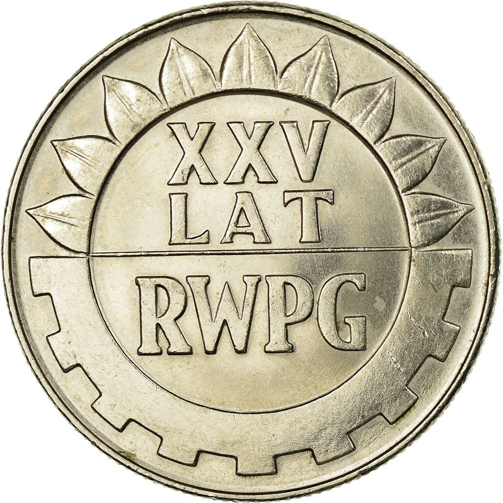 Moneta, Polonia, 25th Anniversary of the Comcon, 20 Zlotych, 1974, Warsaw, SPL-