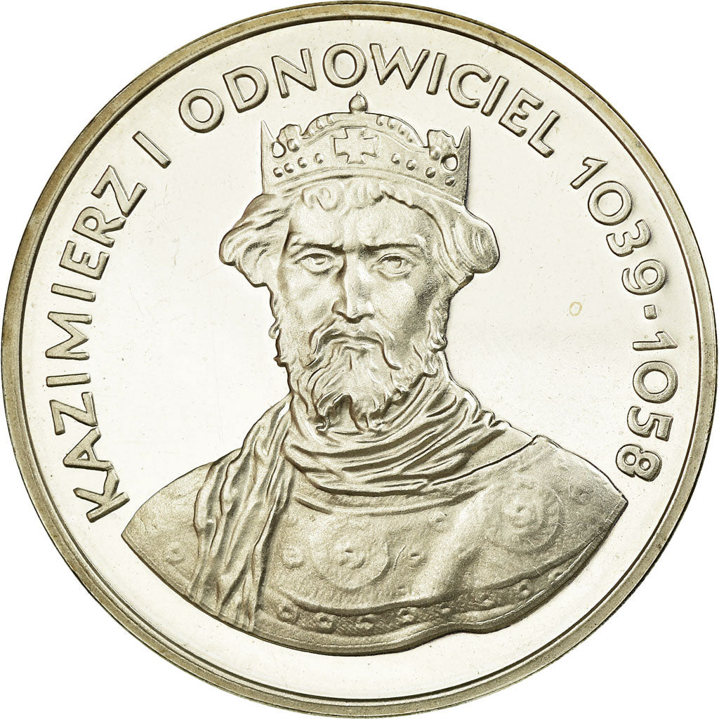 Coin, Poland, 200 Zlotych, 1980, Warsaw, BE, MS(60-62), Silver, KM:118