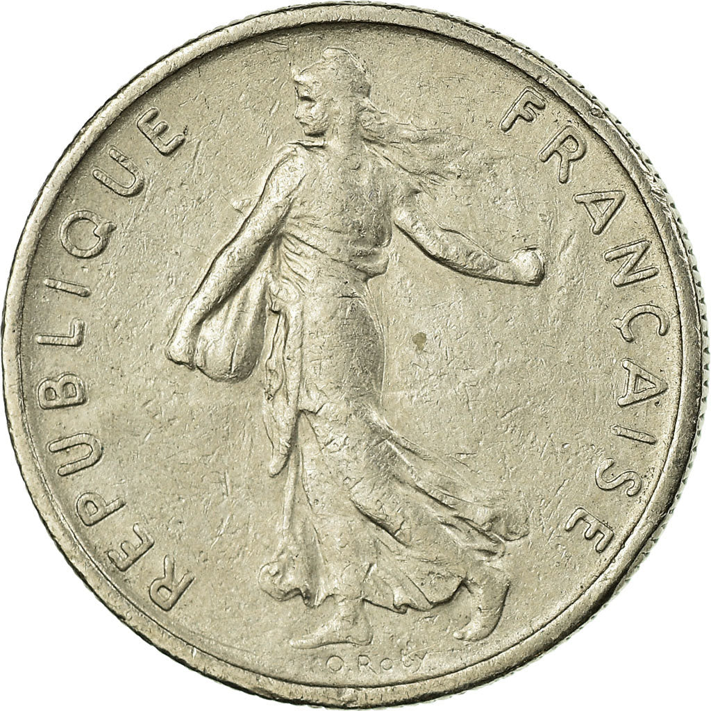 Moneta, Francja, Semeuse, 1/2 Franc, 1966, Paris, EF(40-45), Nikiel, KM:931.1