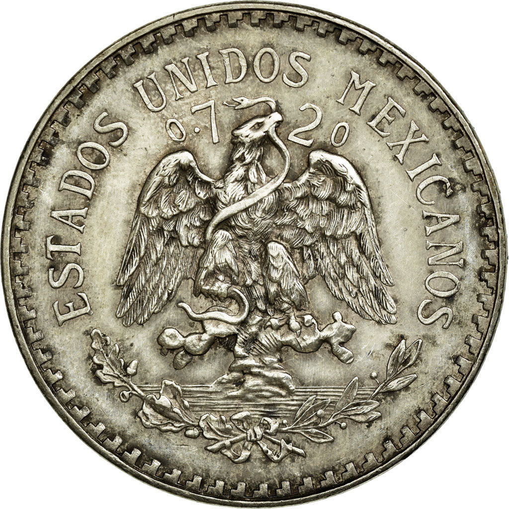 Coin, Mexico, Peso, 1943, AU(55-58), Silver, KM:455