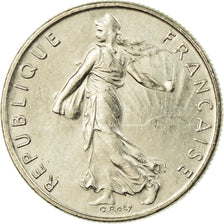 Moneta, Francja, Semeuse, 1/2 Franc, 1993, EF(40-45), Nikiel, KM:931.2