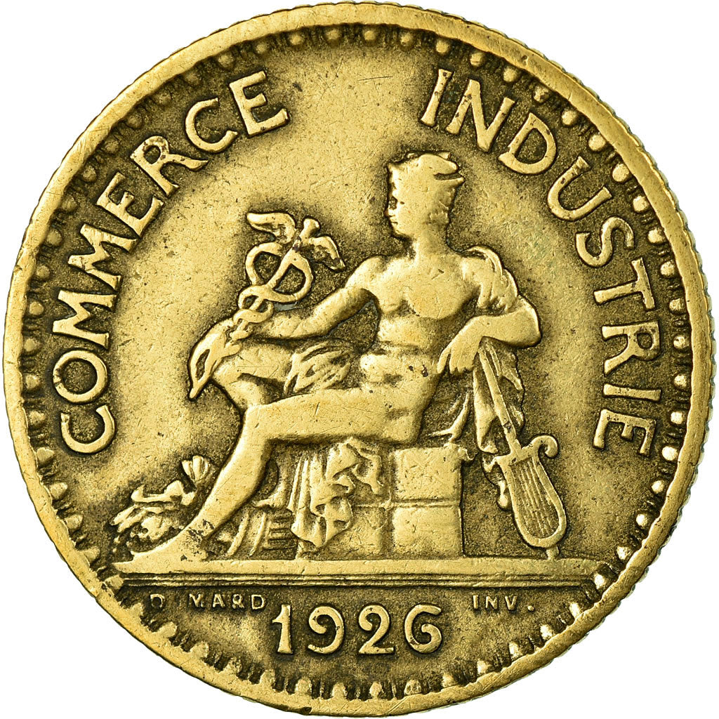 Coin, France, Chambre de commerce, Franc, 1926, Paris, VF(30-35)