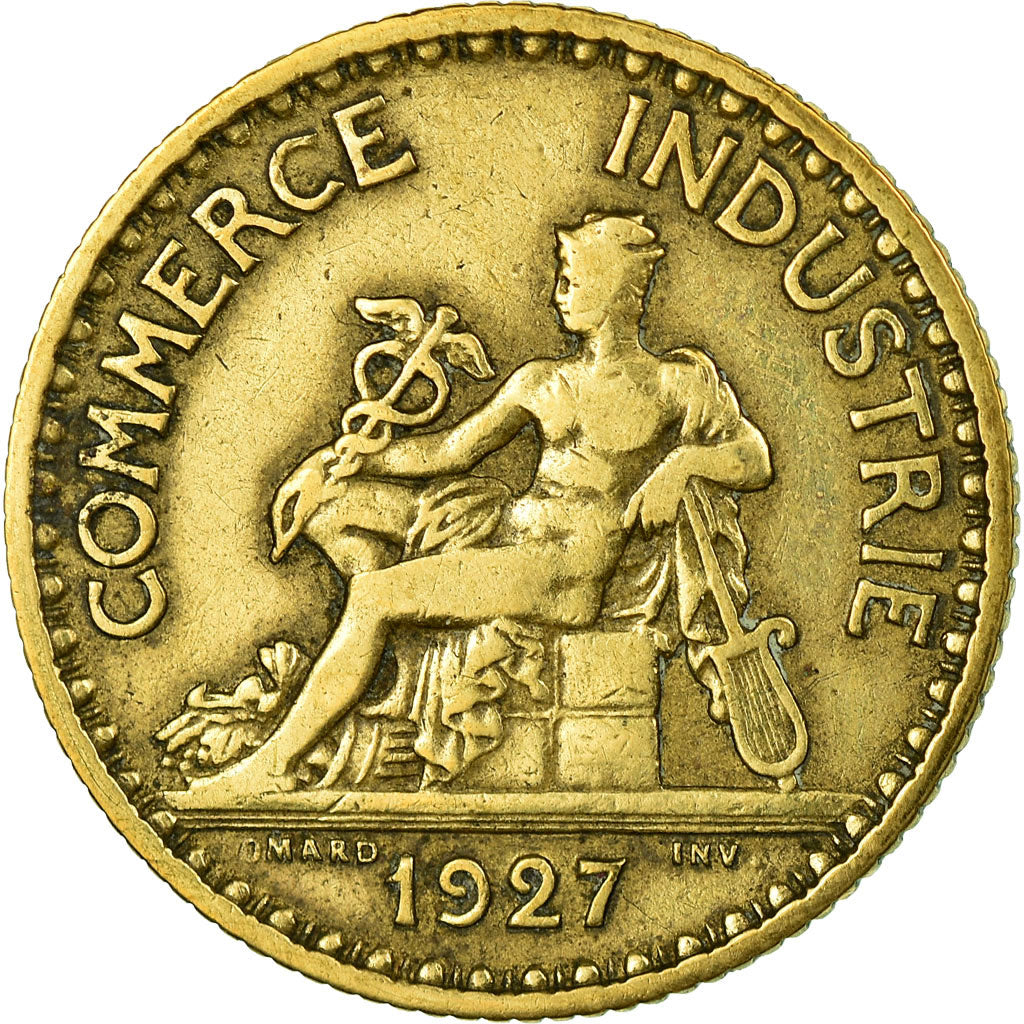 Monnaie, France, Chambre de commerce, Franc, 1927, Paris, TB+, Aluminum-Bronze