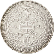 GREAT BRITAIN, Dollar, 1899, KM #T5, AU(55-58), Silver, 37, 26.86
