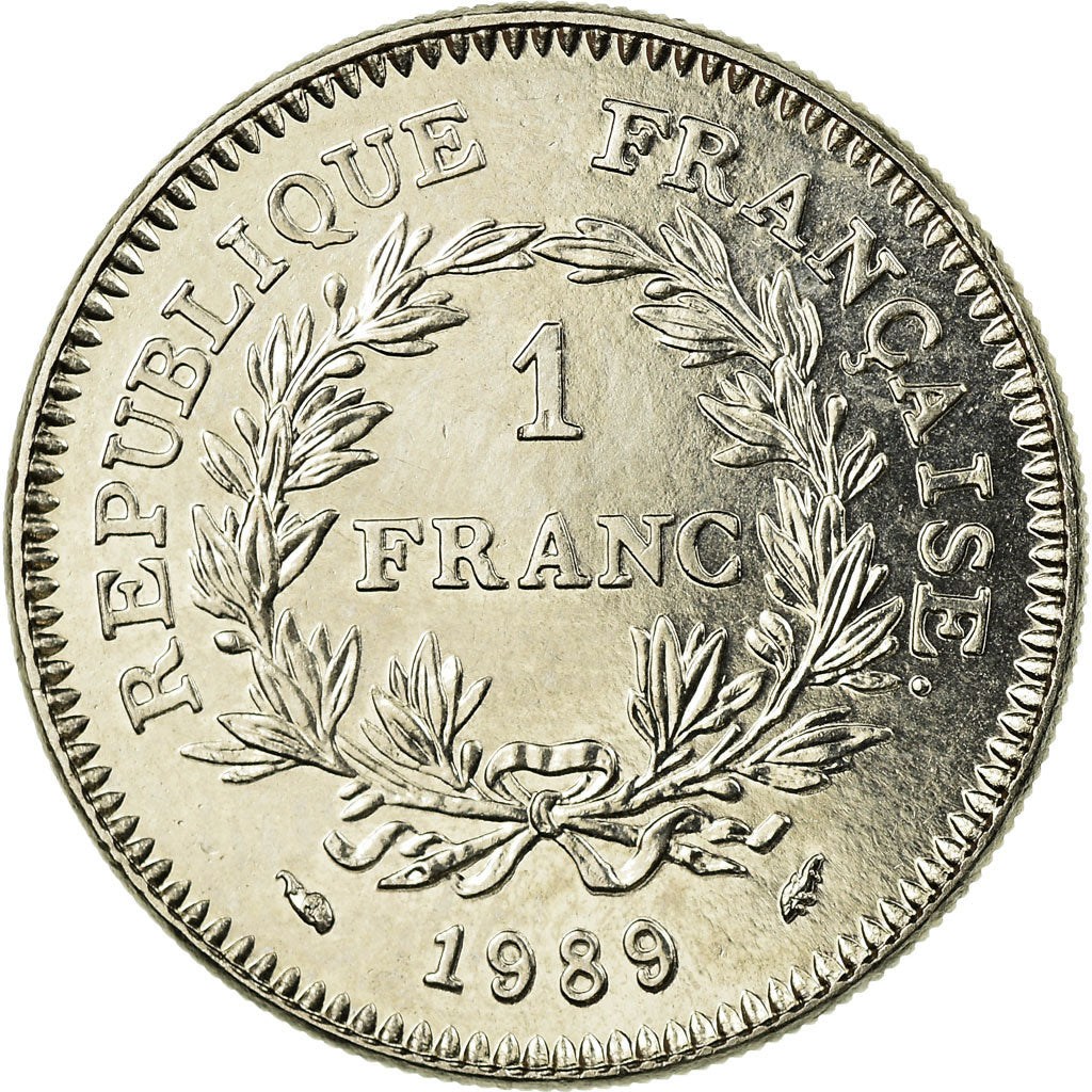 Moneta, Francia, États généraux, Franc, 1989, SPL-, Nichel, KM:967