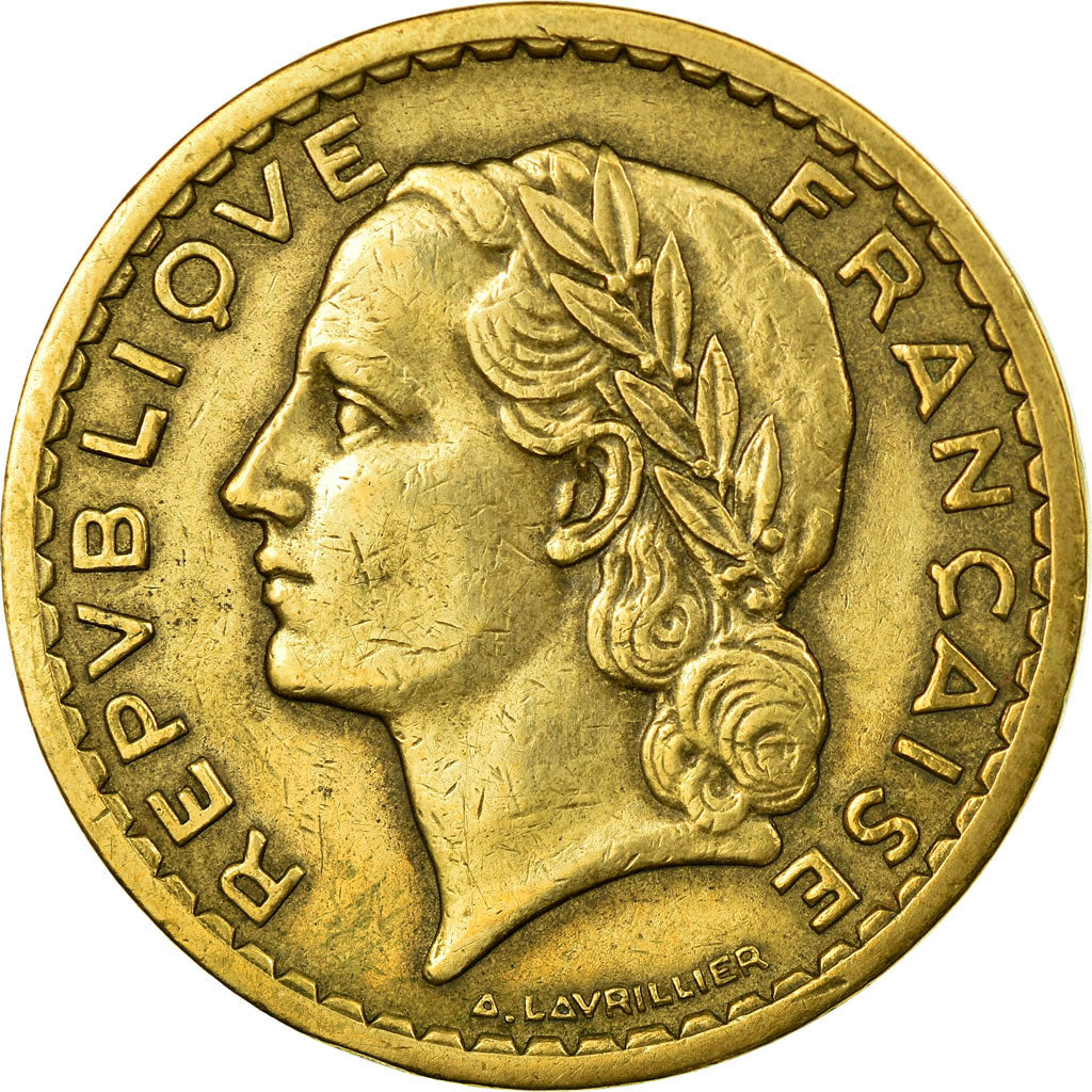 Monnaie, France, Lavrillier, 5 Francs, 1946, Castelsarrasin, TTB