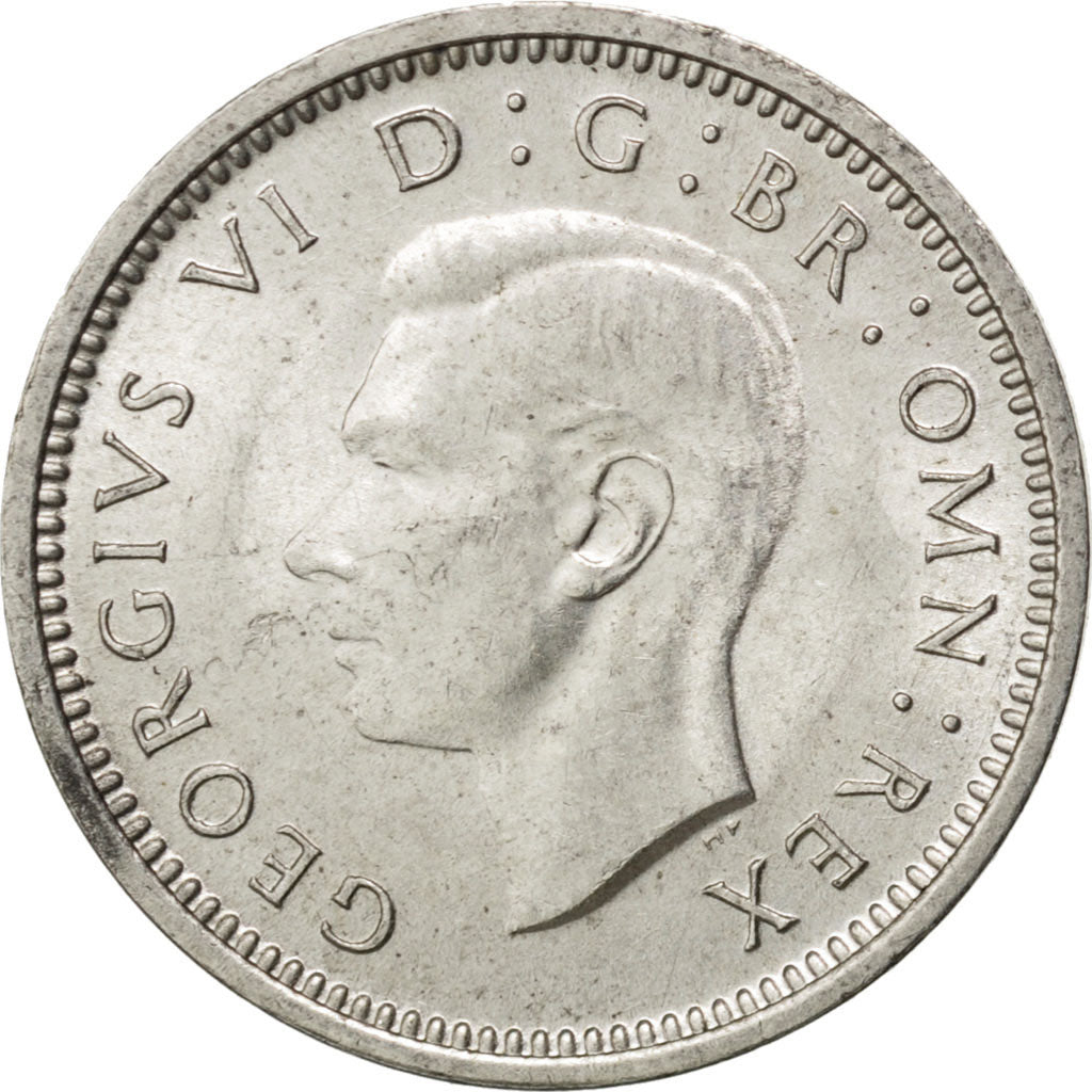 GREAT BRITAIN, 3 Pence, 1937, KM #848, MS(60-62), Silver, 16, 1.41