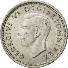 GREAT BRITAIN, 3 Pence, 1938, KM #848, MS(60-62), Silver, 16, 1.40