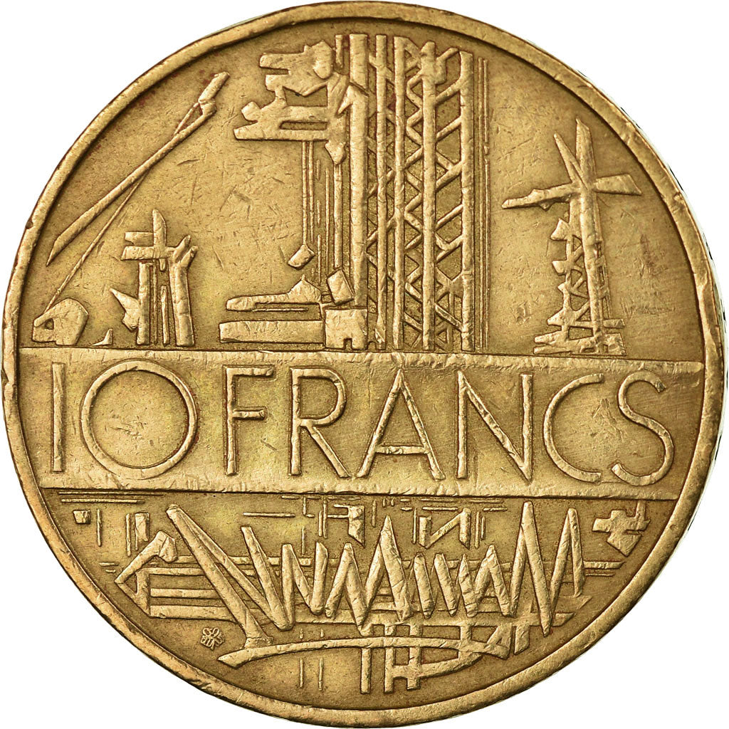 Monnaie, France, Mathieu, 10 Francs, 1977, TB+, Nickel-brass, Gadoury:814