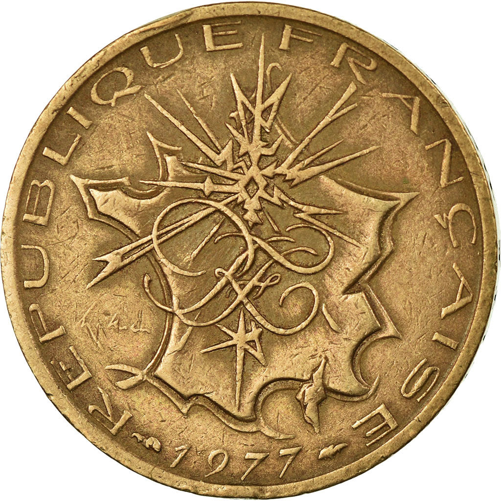 Monnaie, France, Mathieu, 10 Francs, 1977, TB+, Nickel-brass, Gadoury:814