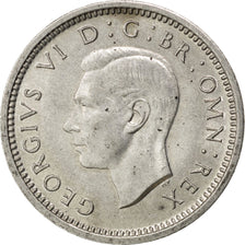 GREAT BRITAIN, 3 Pence, 1938, KM #848, MS(60-62), Silver, 16, 1.41