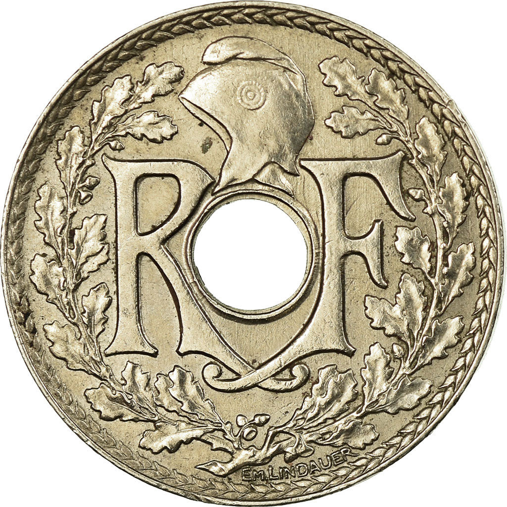 Coin, France, Lindauer, 25 Centimes, 1924, AU(55-58), Copper-nickel, KM:867a