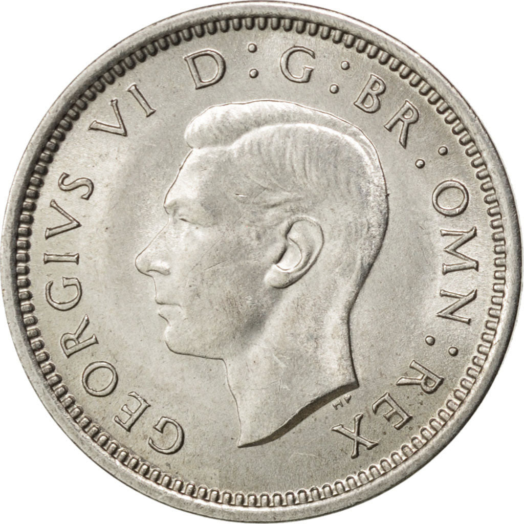 GREAT BRITAIN, 3 Pence, 1938, KM #848, MS(60-62), Silver, 16, 1.41