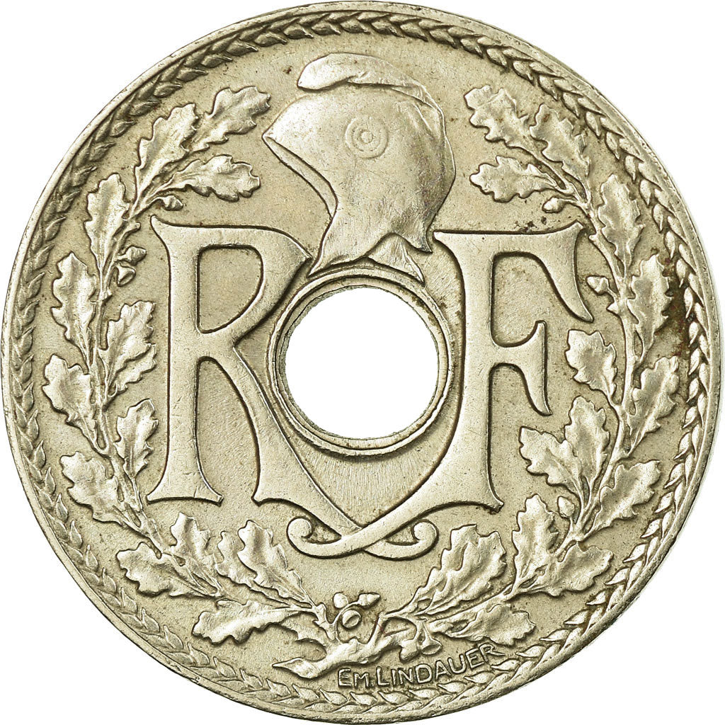 Moeda, França, Lindauer, 25 Centimes, 1938, EF(40-45), Níquel-Bronze, KM:867b