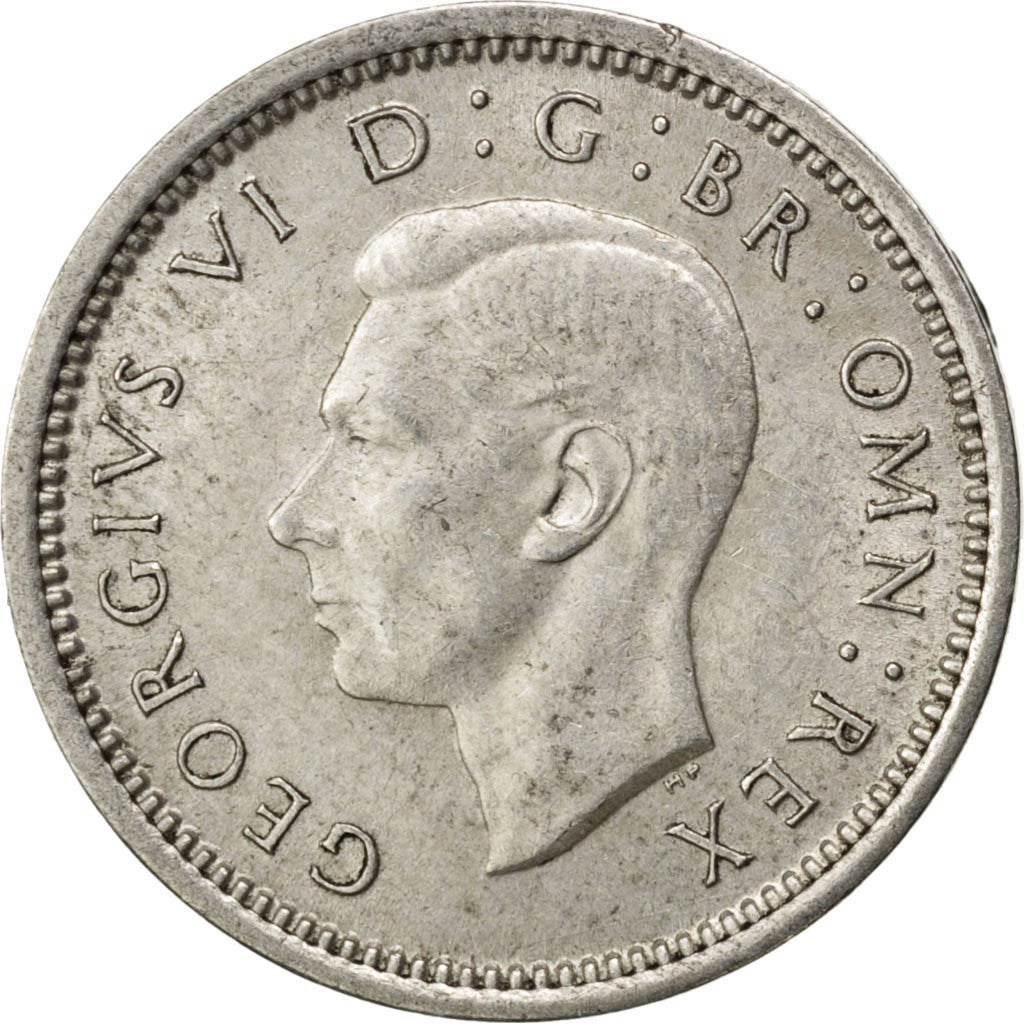 GREAT BRITAIN, 3 Pence, 1940, KM #848, MS(60-62), Silver, 16, 1.40