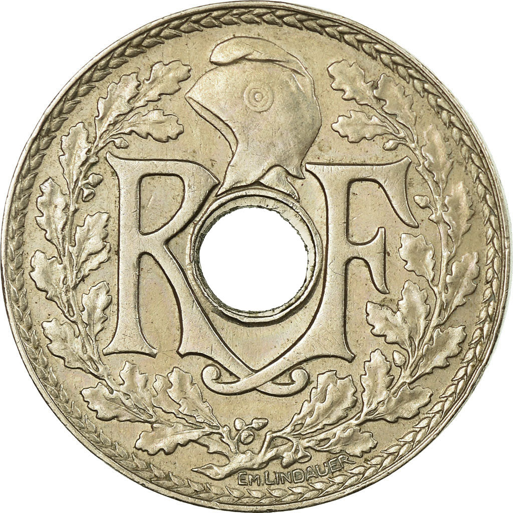 Monnaie, France, Lindauer, 25 Centimes, 1936, TTB, Copper-nickel, Gadoury:380