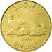 Moneta, Finlandia, 5 Markkaa, 1993, EF(40-45), Miedź-Aluminum-Nikiel, KM:73