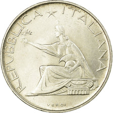 Coin, Italy, 500 Lire, 1961, Rome, AU(55-58), Silver, KM:99