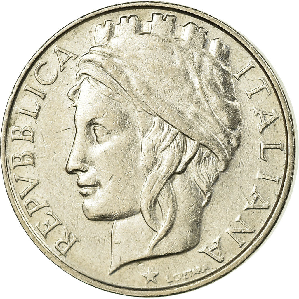 Coin, Italy, 50 Lire, 1996, Rome, EF(40-45), Copper-nickel, KM:183