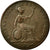 Moneda, Gran Bretaña, George IV, 1/2 Penny, 1826, MBC, Cobre, KM:692