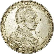 Coin, German States, PRUSSIA, Wilhelm II, 3 Mark, 1913, Berlin, EF(40-45)