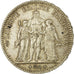 Moneta, Francia, Hercule, 5 Francs, 1876, Paris, BB, Argento, KM:820.1