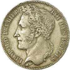 Coin, Belgium, Leopold I, 5 Francs, 5 Frank, 1848, VF(30-35), Silver, KM:3.2