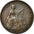 Moneda, Gran Bretaña, George IV, Farthing, 1822, MBC+, Cobre, KM:677