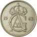 Moeda, Suécia, Gustaf VI, 50 Öre, 1963, EF(40-45), Cobre-níquel, KM:837