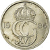 Coin, Sweden, Carl XVI Gustaf, 50 Öre, 1986, EF(40-45), Copper-nickel, KM:855