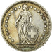Coin, Switzerland, 2 Francs, 1936, Bern, EF(40-45), Silver, KM:21