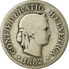 Monnaie, Suisse, 10 Rappen, 1882, Bern, TB, Copper-nickel, KM:27