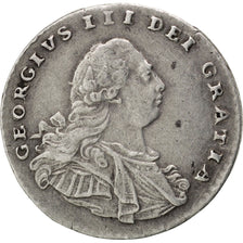 GREAT BRITAIN, Penny, 1795, KM #614, AU(50-53), Silver, 0.48